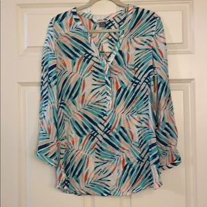 Old Navy tropical tunic shirt